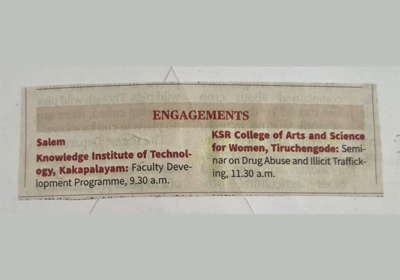 Seminar-Drug Abuse And Illicit Trafficking